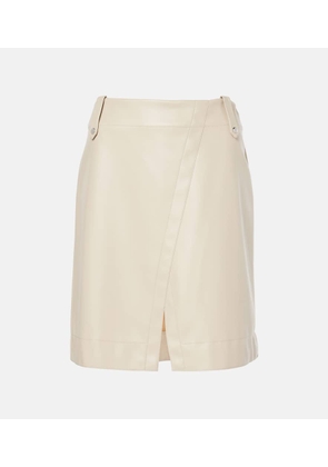 Max Mara Leisure Aere coated jersey miniskirt