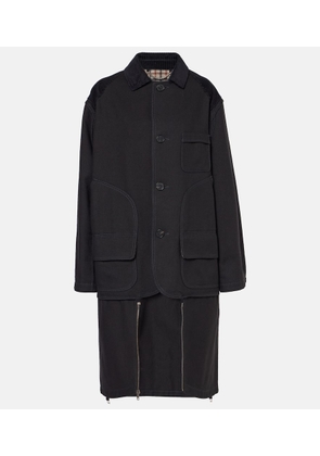 Maison Margiela Cotton and wool coat