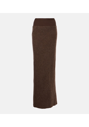 Rick Owens Coda wool maxi skirt