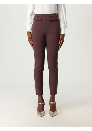Pants ELISABETTA FRANCHI Woman color Wine