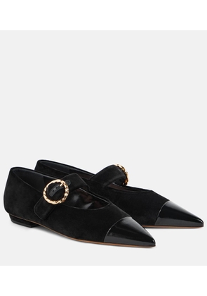 Ulla Johnson Kiki suede Mary Jane shoes