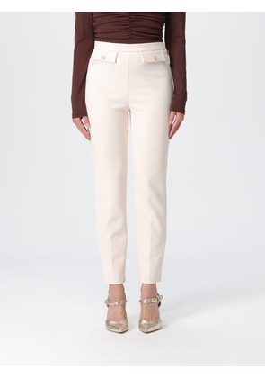 Pants ELISABETTA FRANCHI Woman color Milk
