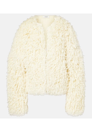 Fforme Van fringed wool-blend jacket
