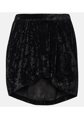 Isabel Marant Lashay velvet skirt