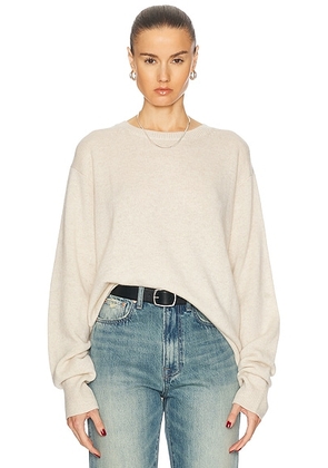 Eterne James Cashmere Sweater in Oatmeal - Beige. Size M/L (also in ).