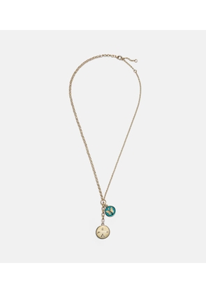 FoundRae Dream & Reverie 18kt gold charm necklace with diamonds