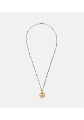 FoundRae Strength 18kt gold pendant necklace with diamond