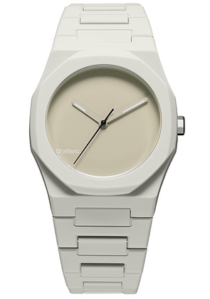 D1 Milano Polycarbon 37mm Watch in Grey - Grey. Size all.