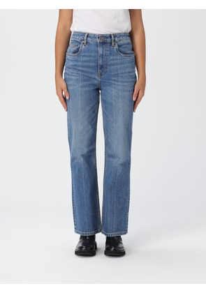 Jeans TORY BURCH Woman color Blue
