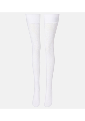 Alessandra Rich Lace over-the-knee socks