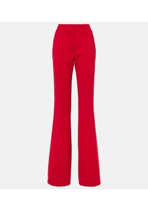 Gabriela Hearst Rhein high-rise wool flared pants