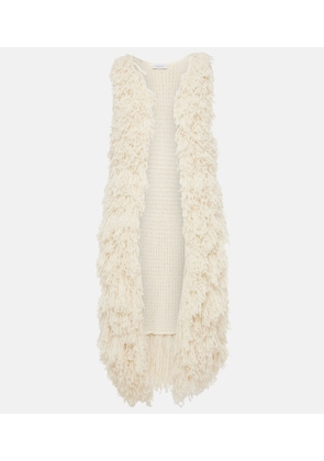 Gabriela Hearst Sigmud wool, cashmere, and silk vest