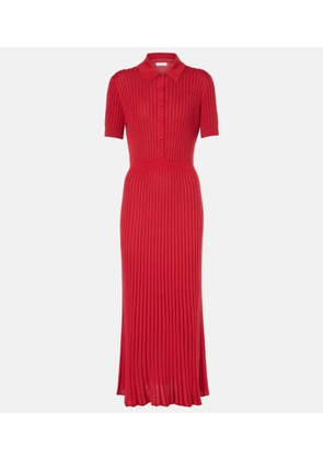 Gabriela Hearst Amor silk and cashmere midi dress