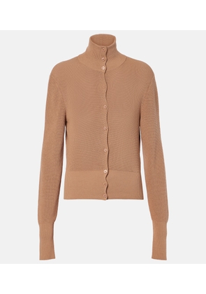 Aya Muse Faye ribbed-knit cotton-blend cardigan