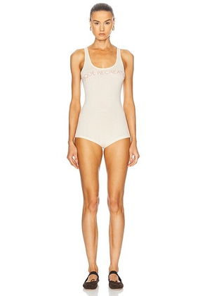 BODE Shelly Romper in Cream - Cream. Size L (also in ).
