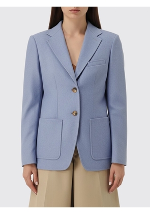 Jacket MAX MARA Woman color Gnawed Blue