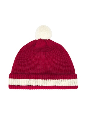 BODE Pom Hat in Red - Red. Size all.