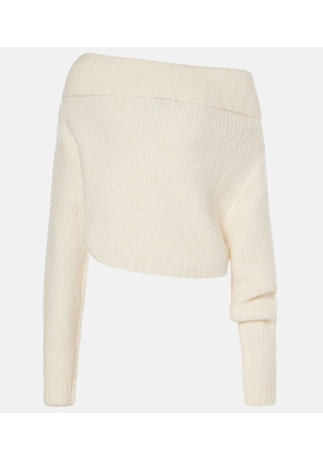Christopher Esber Off-shoulder boucle sweater