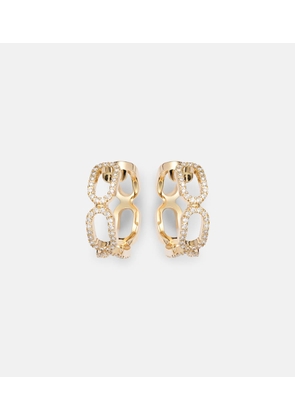 Bucherer Fine Jewellery Link 18kt gold earrings with diamonds