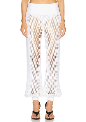 ALAÏA Balloon Pant in Blanc - White. Size 40 (also in 42).