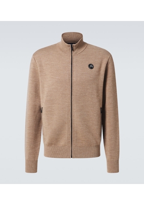 Fusalp Mayeul wool-blend zip-up cardigan