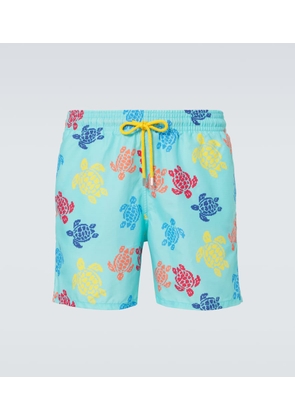 Vilebrequin x Falke Moorea printed swim trunks