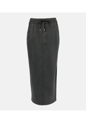 Marant Etoile Noreen cotton jersey midi skirt