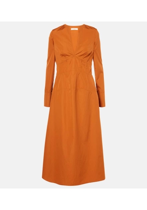 CO Tiered cotton midi dress