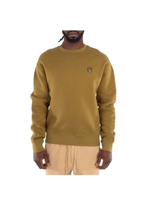 Maison Kitsune Fox Head Patch Cotton Sweatshirt