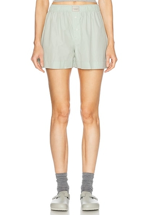 Comme Si La Boxer Classica Short in Sage - Mint. Size XS (also in ).