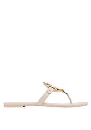 Tory Burch Miller Soft Metal Logo Sandals
