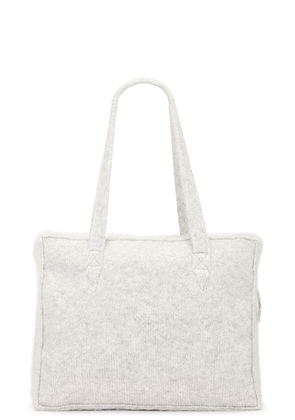 Aya Muse Atlas Mini Cashmere Duffle Bag in Heather Gray - Grey. Size all.