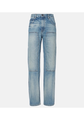 Nili Lotan Welder mid-rise straight jeans