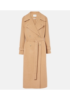 Vince Belted double-breasted wool-blend coat