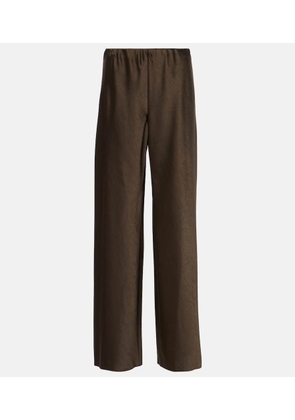 Vince Fluid satin straight pants