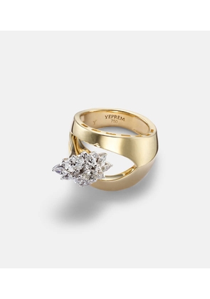 Yeprem Golden Strada 18kt gold ring with diamonds