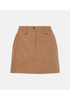 Proenza Schouler White Label Silas cotton-blend miniskirt