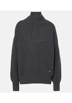 Victoria Beckham Ribbed-knit wool sweater