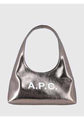 Shoulder Bag A. P.C. Woman color Silver