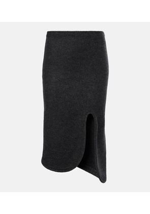 Victoria Beckham Padded high-rise wool pencil skirt