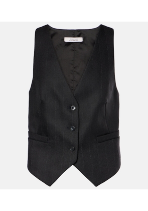 Dorothee Schumacher Modern Sophistication pinstripe wool vest