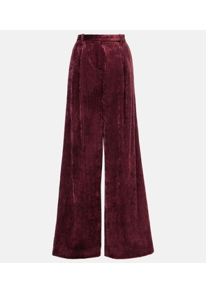 Dorothee Schumacher Mid-rise corduroy wide-leg pants