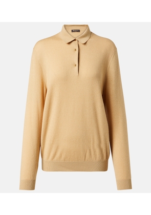 Loro Piana Luciole cashmere-blend polo sweater
