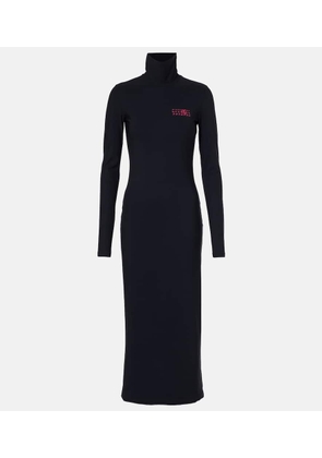 MM6 Maison Margiela Knitted turtleneck midi dress