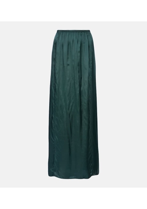MM6 Maison Margiela Satin maxi skirt