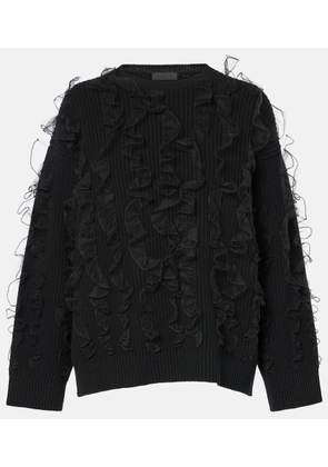 Valentino Embroidered wool sweater