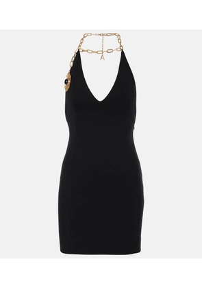 Area Chain-detail minidress