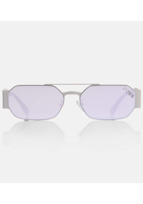 Fendi Fendi Cut Out square sunglasses