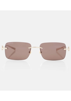 Gucci Horsebit rectangular sunglasses