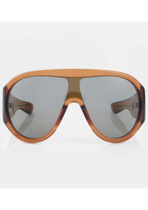 Bottega Veneta Scudo shield sunglasses